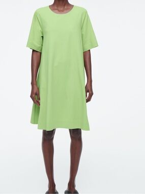 COS Lime-Tea Short Sleeve Mini Dress